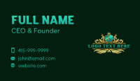 Royal Crown Elegant Shield Business Card Design