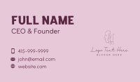 Face Nude Body Feminine Business Card