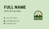 Mountain Adventure Path Business Card