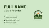 Mountain Adventure Path Business Card Image Preview