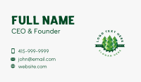 Forest Tree Lumber Business Card