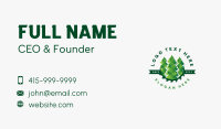 Forest Tree Lumber Business Card Design