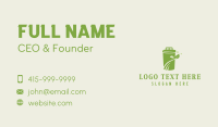 Recycling Garbage Bin  Business Card