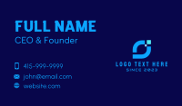 Blue Pixel Technology Business Card Design