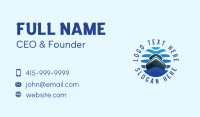 Boat Yacht Ocean Business Card Design