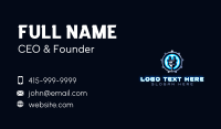 Power Energy Plug Business Card Design