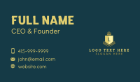 Crown Shield Firm Business Card Design