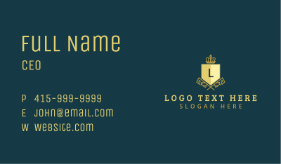 Crown Shield Firm Business Card
