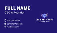 Elephant Fly Wings Business Card