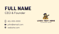 Outdoor Cat Camper Business Card Design