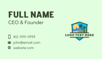 Tropical Business Card example 1