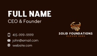Premium Bull Horn Business Card