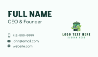 Outdoor Trash Can Business Card example 1