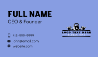 Kettlebell Gym Equipment Business Card
