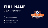 Football Soccer Tournament Business Card