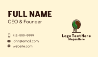 Bean Tree Ladder Business Card Design