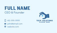 House Realty Broker Hand Business Card