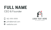 Nail Hammer Housing Business Card Design