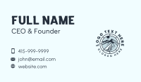 Mountain Airline Plane Business Card