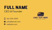 Cargo Delivery Truck Business Card Design