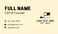 Bulldozer Contractor Machinery Business Card