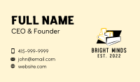 Bulldozer Contractor Machinery Business Card