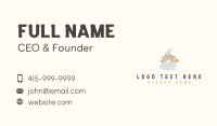 Rainbow Nursery Cloud Business Card Design