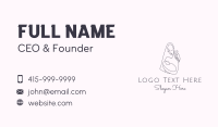 Girl Baby Parenthood Business Card