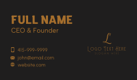 Sleek Business Card example 2