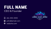 Auto Car Wash Disinfection Business Card