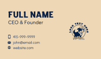 Kennel Dog Hat  Business Card