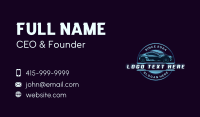 Car Detailing Automotive Business Card