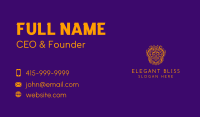 Decorative Mexican Skull  Business Card