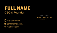 Tech Game Wordmark Business Card Design