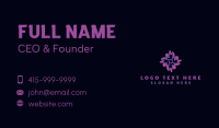 Flower Community People Business Card