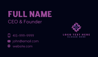 Flower Community People Business Card Design