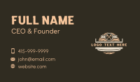 Lumber Wood Cutter Saw Business Card Image Preview