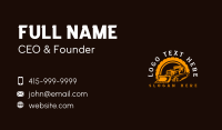 Bulldozer Industrial Machinery Business Card