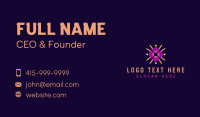 People Social Welfare Business Card Design