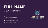 Helmet Cat Gaming Business Card