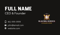 Baseball Bat League Business Card Image Preview