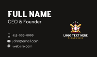 Baseball Bat League Business Card
