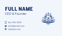 Sports Soccer Tournament Business Card