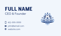 Sports Soccer Tournament Business Card Design