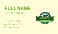 Grass Lawn Mower Garden  Business Card