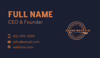 Generic Circle Company Business Card