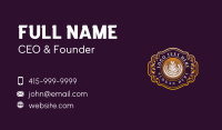 Luxury Coffee Latte Business Card