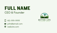 Golf Tournament Lawn Business Card