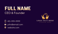 Crown Beauty Queen Business Card Design