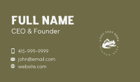 Hipster Rural Mountain Road Business Card Design